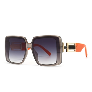 Quadratische Sonnenbrille Mit Großem Rahmen PC Metall UV400 Schutz Vintage Verlaufslinsen Mode Hohlmetallbügel Für Damen Herren Trendbrillen