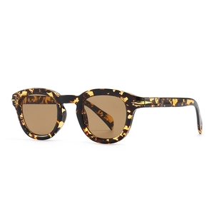 Retro Round Sunglasses Modern Plastic Frame Gradient Lens UV400 Protection Vintage Fashion Eyewear For Men Women