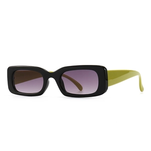 Rectangle Sunglasses Retro Y2K Style UV400 Protection PC Frame AC Gradient Lens Fashion Eyewear For Men Women