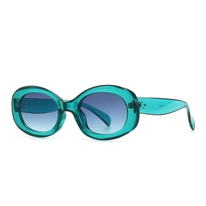 Occhiali Da Sole Ovali Retrò Montatura In PC Protezione UV400 Stile Vintage Y2K Moda Rivetti Per Uomo Donna