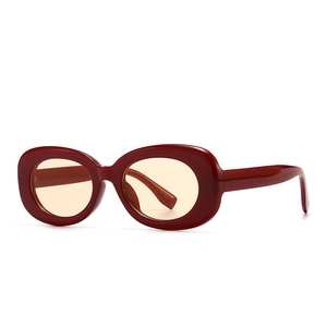 Oval Sunglasses Retro Vintage UV400 Protection PC Frame PC Lens Fashion Street Style Outdoor For Women Men