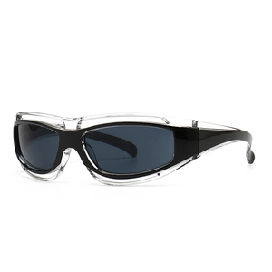 Modern Square Irregular Sunglasses PC Frame UV400 Protection Cyberpunk Y2K Street Style Outdoor For Women Men