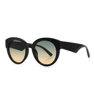 Lunettes De Soleil Papillon Rétro Monture PC Texture Nervurée Protection UV400 Femmes Mode Lunettes Classique Extérieur