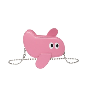 Mignon sac bandoulière rose en forme d'avion avec chaîne pour filles et femmes
