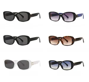 Matrix showing oval sunglasses collection with leopard print and black frames