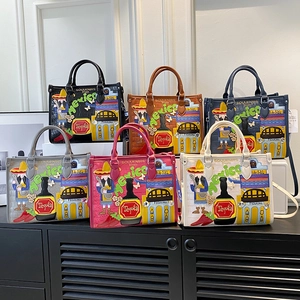 Sacs cabas style mexicain avec broderies et motifs de cactus en plusieurs couleurs