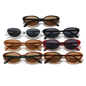 Collection de lunettes de soleil œil de chat rétro en plusieurs couleurs avec UV400