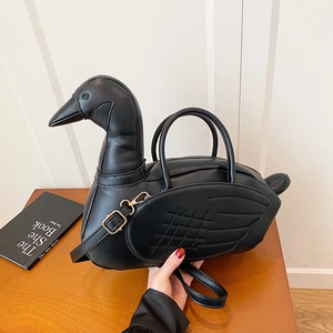 Sac À Main Fantaisie En Forme De Cygne En Cuir PU Matelassé Sac Bandoulière Animal Pour Femmes Style Ins Original