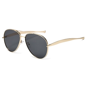 Classic Aviator Sunglasses Metal Frame UV400 Protection Large Lens Vintage Fashion Outdoor Eyewear Men Women