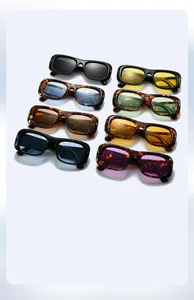 Multiple color options of retro wide frame sunglasses with leopard print and tinted lenses