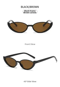 Detail of vintage small frame sunglasses with double metal rivets and JH11208 model code
