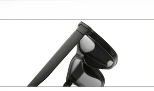 Detail view of the durable hinge and matte texture on TR90 magnetic sun glasses