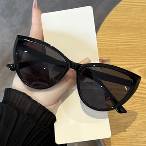 Retro Katzenaugen Sonnenbrille Damen PC Rahmen AC Gläser UV400 Schutz Mode Outdoor Reisen Party Leichtgewicht