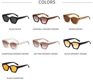 Multiple color options for ultralight cat eye sunglasses with high quality lenses