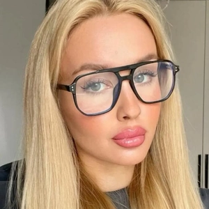 Lunettes De Soleil Aviateur Rétro Monture En Plastique Double Pont Protection UV400 Lunettes Surdimensionnées Unisexes