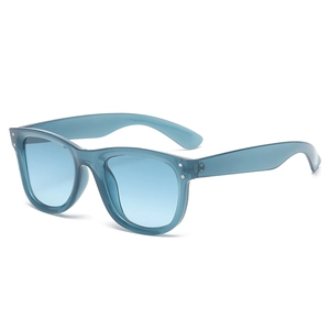 Sonnenbrille Eckig Großer Rahmen Retro Nieten Kunststoff PC UV400 Schutz Outdoor Reise Mode Brillen Für Damen Herren