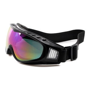 Outdoor Sports Goggles PC Windproof Dustproof Impact Resistant UV400 Tactical Safety Glasses Adjustable Strap For Cycling