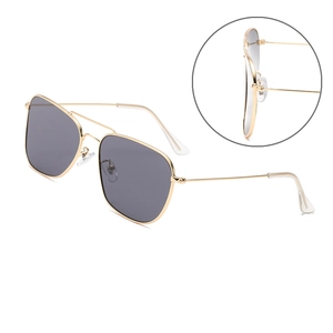 Lunettes De Soleil Aviateur Carrées Classiques Monture Métal Protection UV400 Mode Conduite Pour Hommes Femmes Outdoor