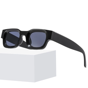 Square Frame Sunglasses Retro Concave UV400 PC AC Fashion Y2K Trendy Outdoor Eyewear For Women Men