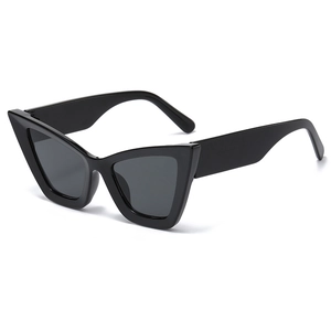 Lunettes De Soleil Œil De Chat Protection UV400 Style Rétro Monture En Résine Verre PC Mode Pour Femmes Hommes