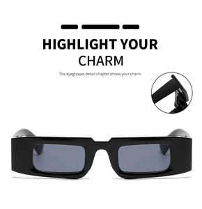 Close-up detail of sturdy metal hinges on retro square frame black sunglasses