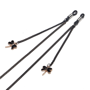 Glasses Chain With Dragonfly Pendant Anti-Slip Metal Sunglasses Lanyard Simple Fashion Neck Strap Holder For Women