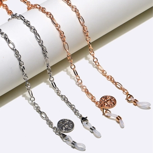 Non Slip Glasses Chains Metal Tree Of Life Pendant Eyewear Cords Anti Lost Mask Straps Holder