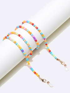 Colorful Shell Bead Glasses Chain Anti-Slip Sunglasses Strap Necklace Holder For Women Beach Summer Fashion