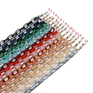 Chaîne De Lunettes En Acrylique Tendance Cordon De Lunettes Antidérapant En Résine Lanière De Masque Pour Femmes