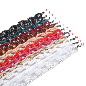 Chaîne De Lunettes En Acrylique Gros Maillons Cordon Antidérapant Mode Rétro Support Décoratif Pour Femmes Hommes