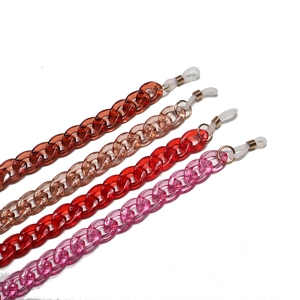 Acryl Brillenkette Gliederkette Brillenband Rutschfest Brillenhalter Halskette Sonnenbrille Lesebrille Damen