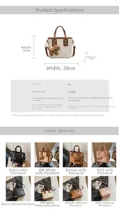 Spécifications de taille et tableau des matériaux pour le sac seau en PU à fleurs