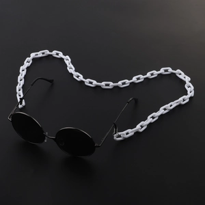 Acrylic Glasses Chain Retro Large Link Anti-Slip Eyeglass Strap Holder For Sunglasses Reading Glasses Korean Style