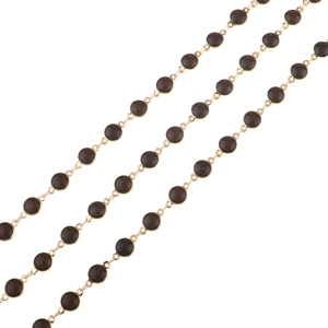 Chaîne de lunettes dorée à trois fils avec pierres œil de tigre, style minimaliste