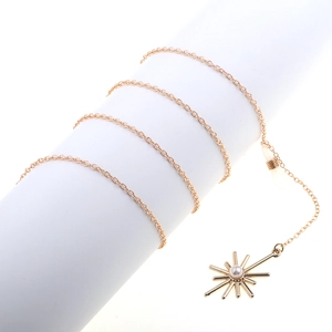 Glasses Chain Alloy Metal Faux Artificial Pearl Star Pendant Non Slip Eyeglass Lanyard For Sunglasses Reading Glasses Fashion