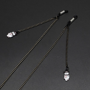 Brillenkette Legierung Metall Rutschfest Brillenband Mit Cartoon Bär Emaille Anhänger Dekorative Mode Für Frauen Mädchen