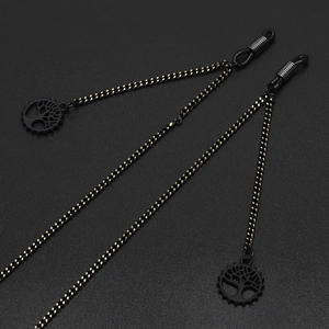 Glasses Chain Metal Alloy Tree Of Life Pendant Non Slip Eyewear Lanyard For Sunglasses Reading Glasses Simple Stylish