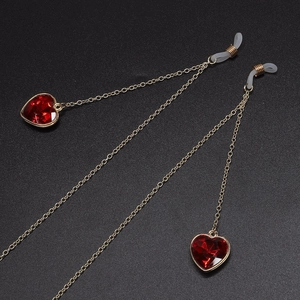 Harthanger Brillenketting Koper Metaal Antislip Brillenkoord Voor Vrouwen Retro Verguld Mode Sieraden Accessoire