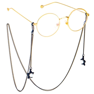 Chaîne De Lunettes Antidérapante Alliage Métallique Fausse Künstliche Perle Étoile Pendentif Cordon Lunettes Pour Lunettes De Soleil