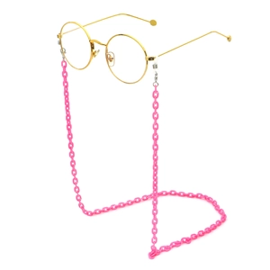 Resin Acrylic Glasses Chain Anti-Slip Eyeglass Strap Colorful Leopard Print Tortoise Shell Fashion Accessory For Women