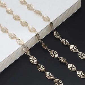 Hollow Out Leaf Shape Glasses Chain Metal Alloy Eyewear Retainer Non Slip Fashion Sunglasses Strap For Women