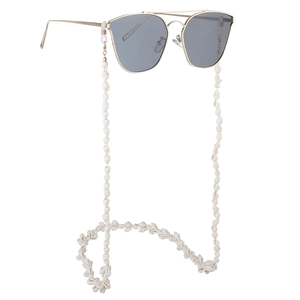 White Shell Beaded Glasses Chain Fashion Shell Conch Anti Slip Eyewear Lanyard For Sunglasses Women Beach Accessories