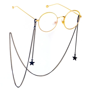 Chaîne De Lunettes Pendentif Étoile Mode Cordon De Lunettes Antidérapant En Métal Pour Lunettes De Soleil Femmes