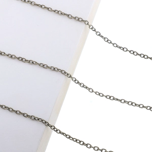 Vintage bronze metal cross chain accessory for sunglasses and DIY fashion jewelry
