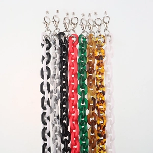 Chunky Acrylic Glasses Chain Anti-slip Eyewear Lanyard Strap Resin Fashion Sunglasses Holder For Women