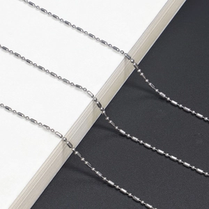 Stainless Steel Glasses Chain Non-Slip Adjustable Eyewear Strap Beaded Sunglass Holder For Reading Glasses