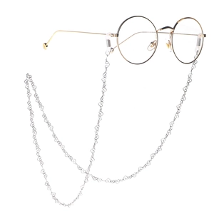 Edelstahl Herz Glied Brillen Kette Antirutsch Sonnenbrillen Halter Mode Schmuck Brillen Schnur Für Damen