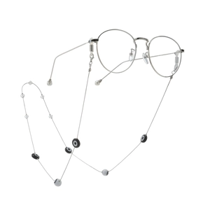Glasses Chain Metal Anti Slip Evil Eye Beads Eyewear Lanyard Bohemian Style Holder Strap For Women