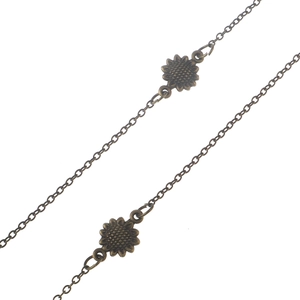Sunflower Glasses Chain Metal Antique Bronze Retro Non-Slip Sunglasses Strap Holder Cord For Women