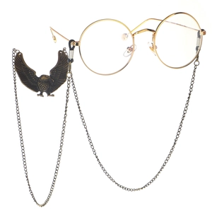 Retro Bronze Eagle Pendant Metal Glasses Chain Non-slip Eyewear Strap Punk Bird Sunglasses Accessory For Women Men